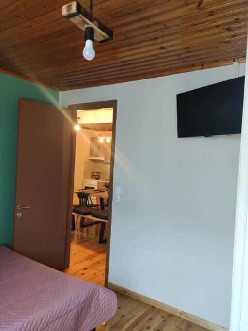 Appartement Politis' Wooden House à Vasilikí Extérieur photo