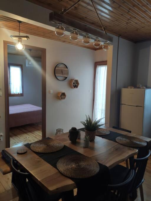 Appartement Politis' Wooden House à Vasilikí Extérieur photo