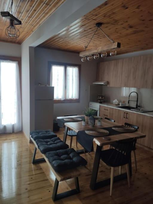 Appartement Politis' Wooden House à Vasilikí Extérieur photo